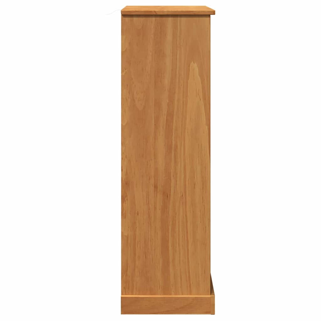 Badrumsunderskåp VIGO honungsbrun 67,5 x 34 x 110 cm Massiv furu