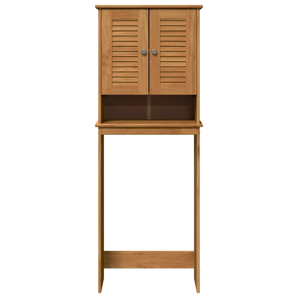 Badrumsskåp Toalett skåp VIGO honungsbrun 60 x 27 x 161 cm Massiv furu