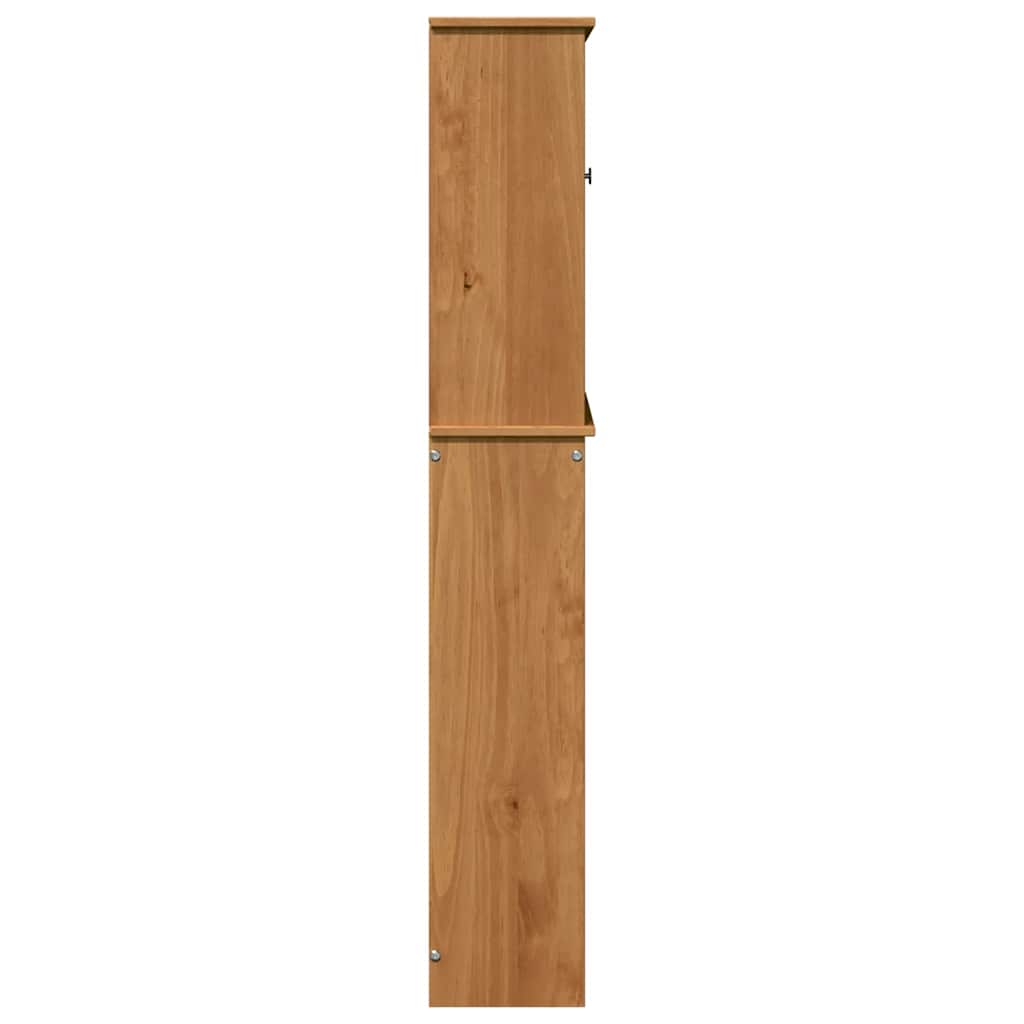 Badrumsskåp Toalett skåp VIGO honungsbrun 60 x 27 x 161 cm Massiv furu
