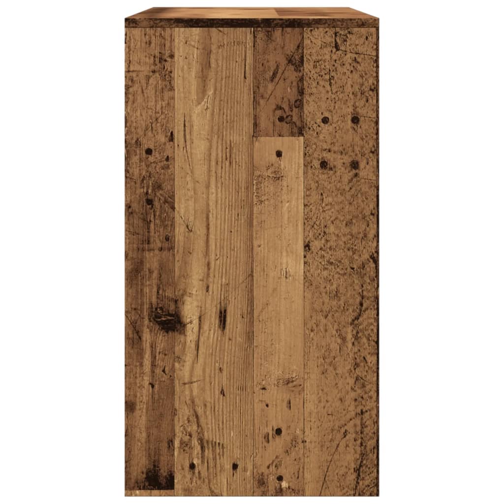 Avlastningsbord Konsollbord Åldrat Trä 89x41x76,5 cm