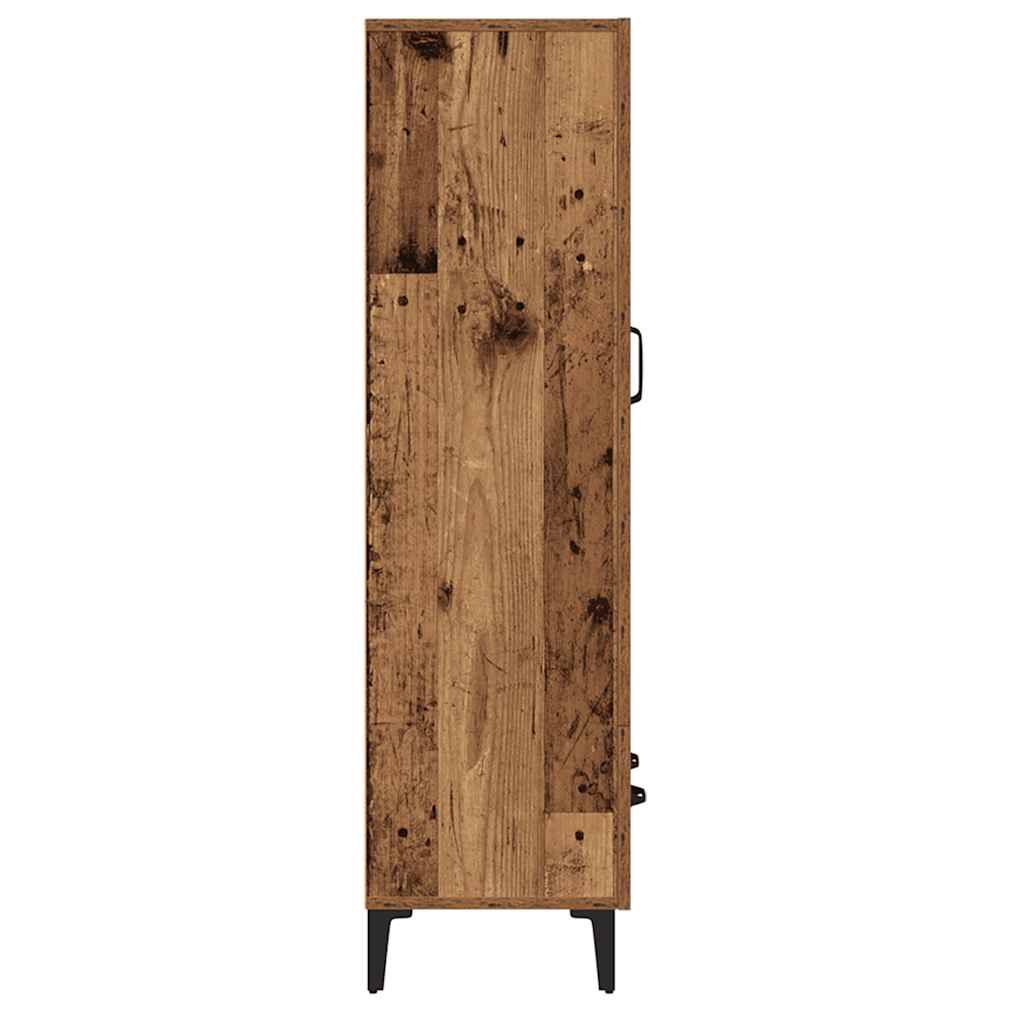Skåp Åldrat Trä 70x31x115 cm