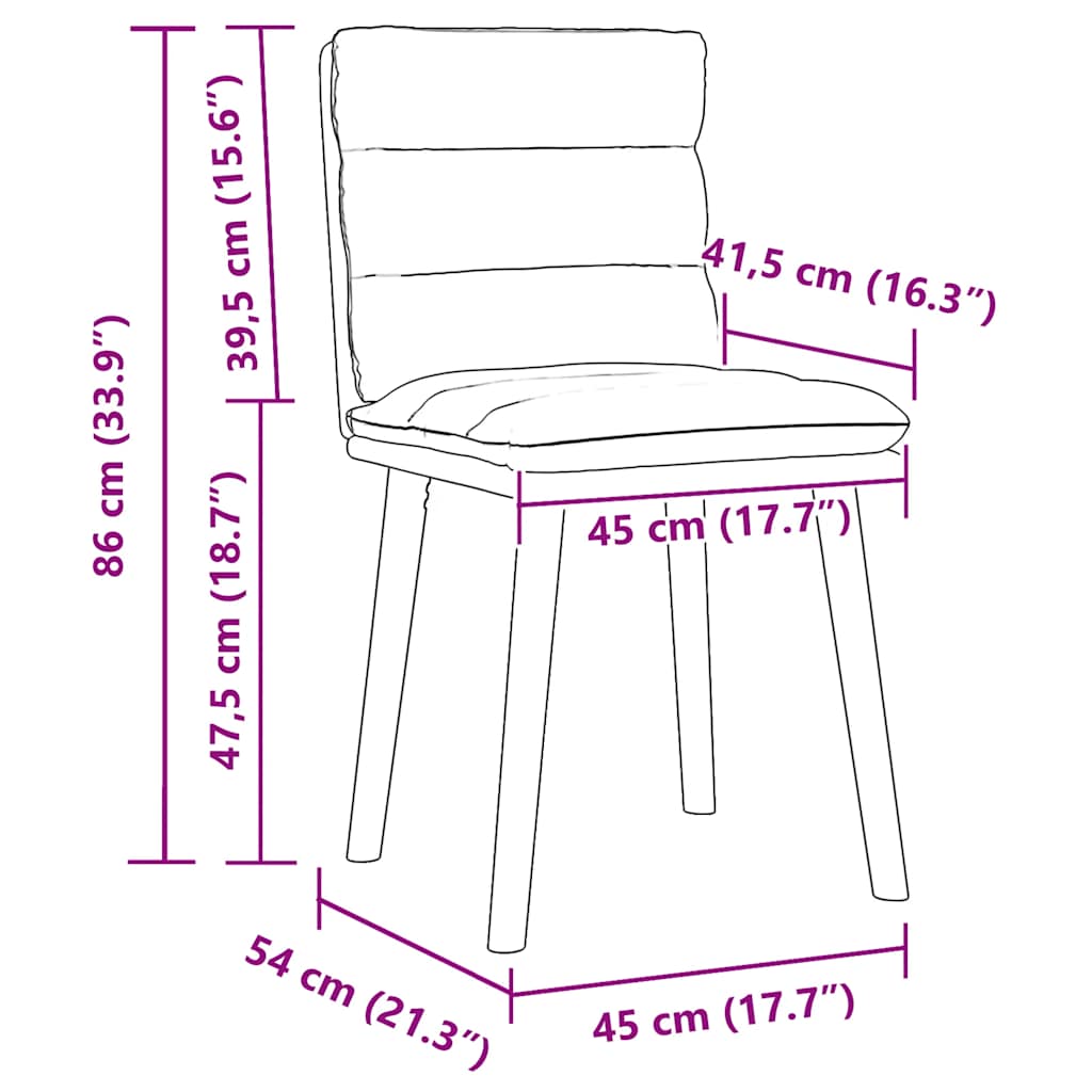 Matstolar 4 st taupe tyg