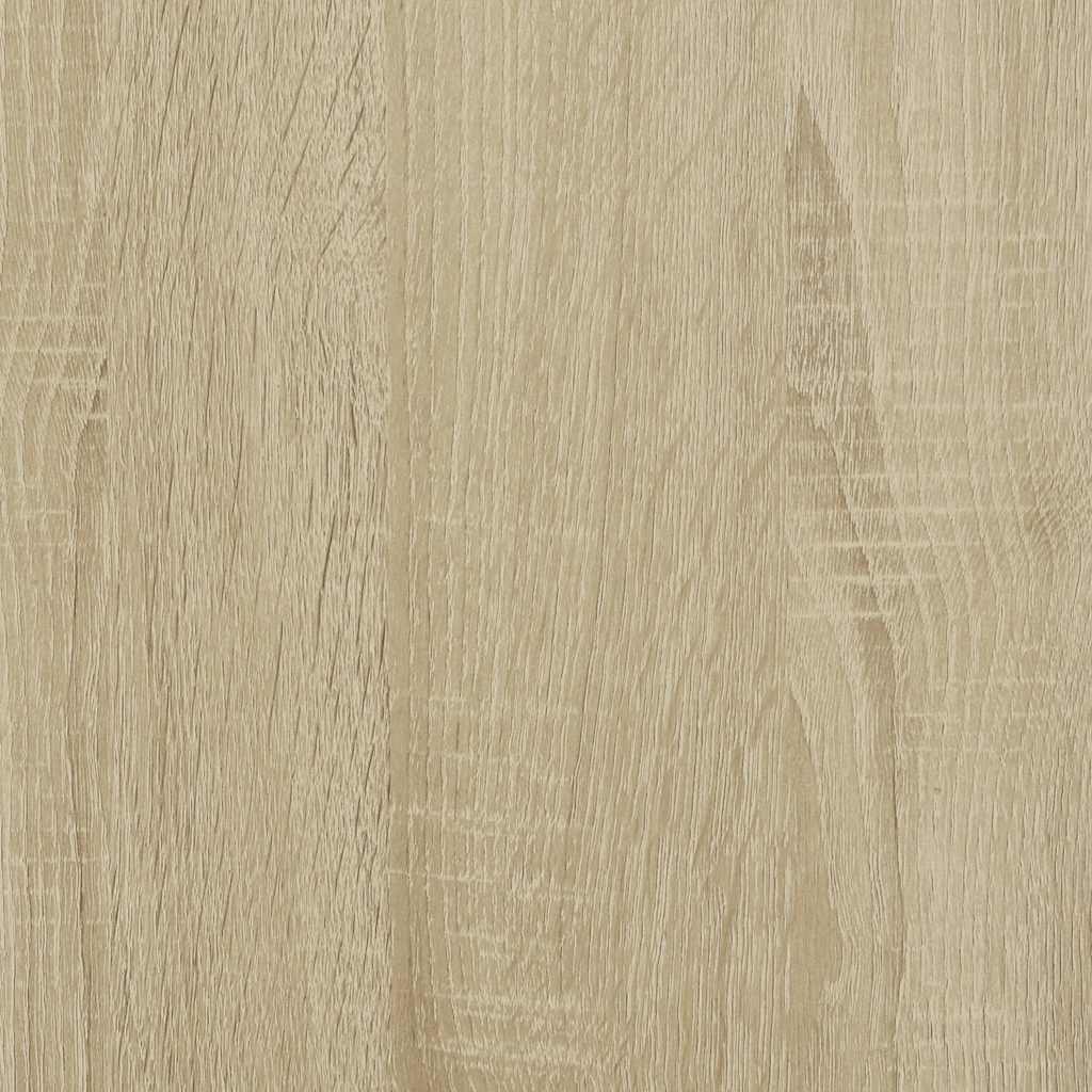 Sängbord 2 st med 2 lådor sonoma-ek 40x36x50 cm