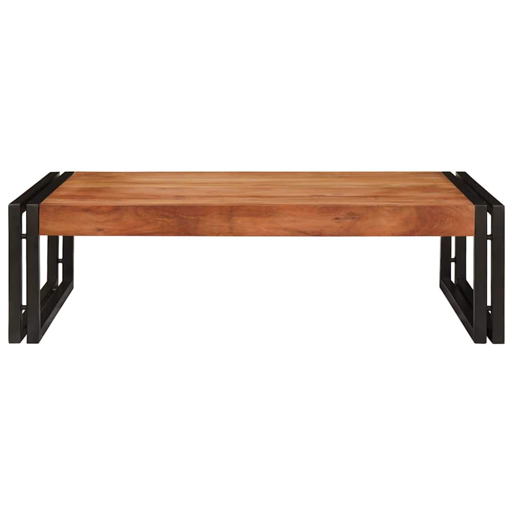 Badrumshylla 80 x 50 x 23 cm Massivt Mangoträ och Järn