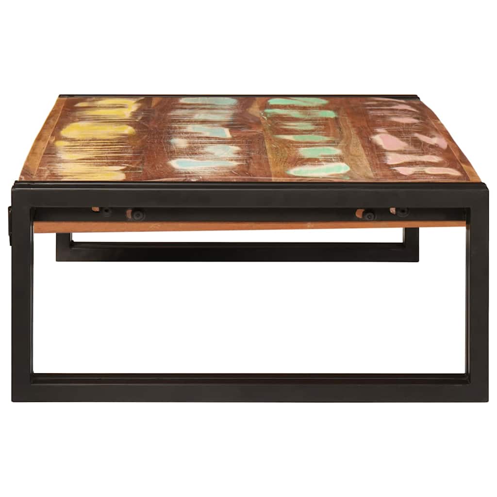 Badrumshylla 80 x 50 x 23 cm Massivt Mangoträ och Järn