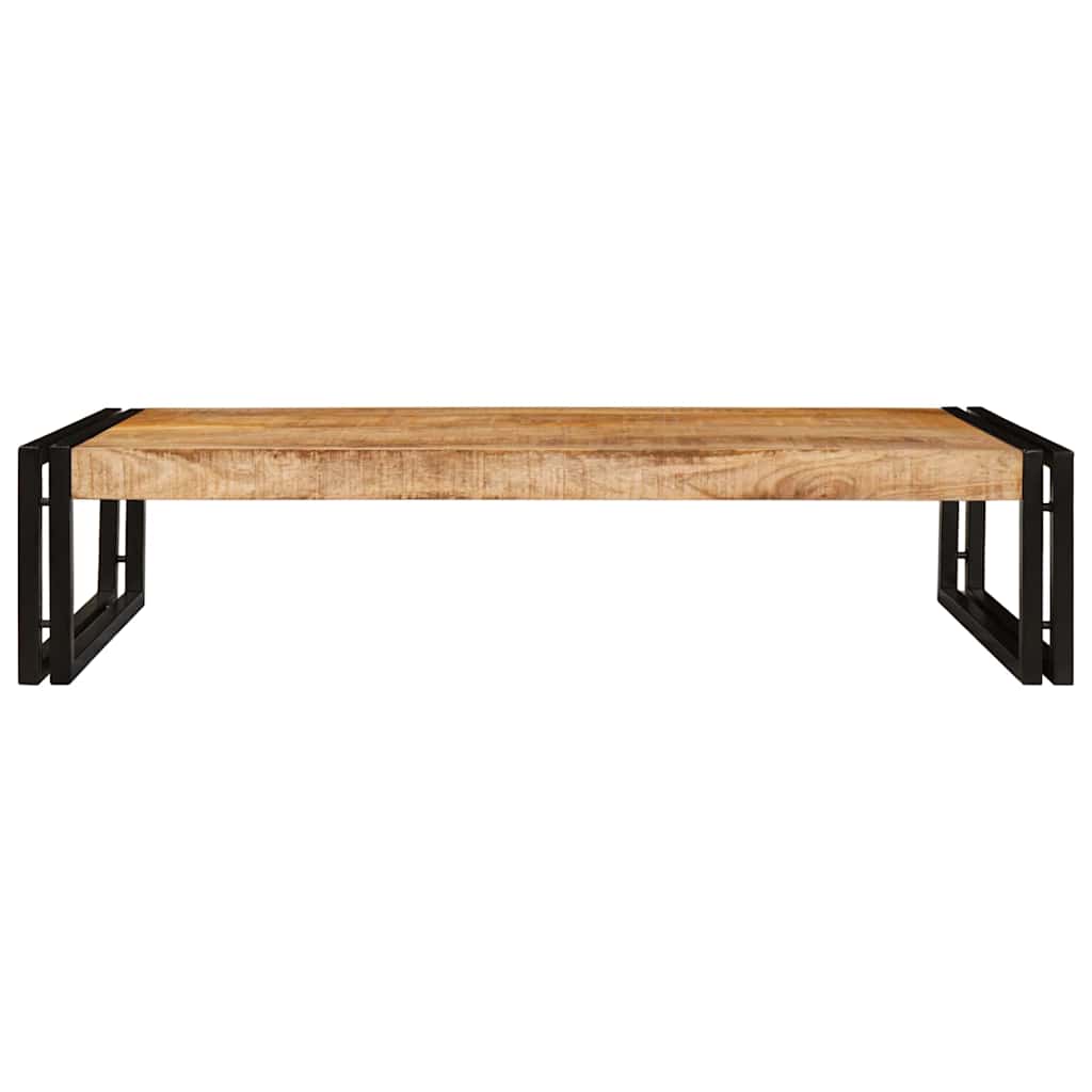 Badrumshylla 100 x 50 x 23 cm Massivt Mangoträ och Järn