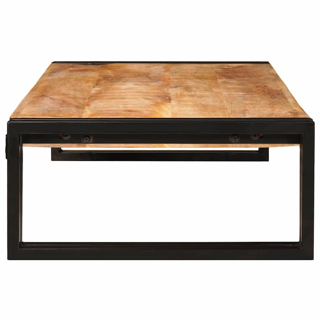 Badrumshylla 100 x 50 x 23 cm Massivt Mangoträ och Järn