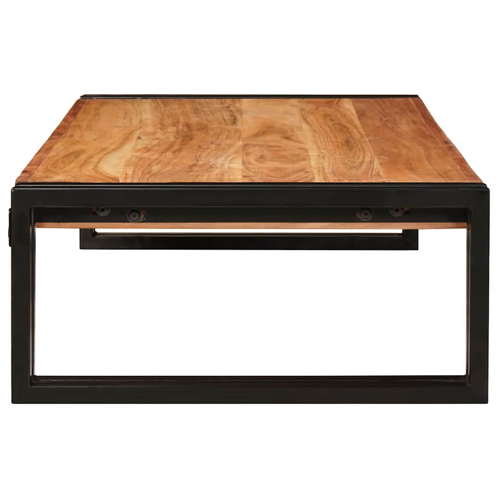 Badrumshylla 100 x 50 x 23 cm Massivt Mangoträ och Järn