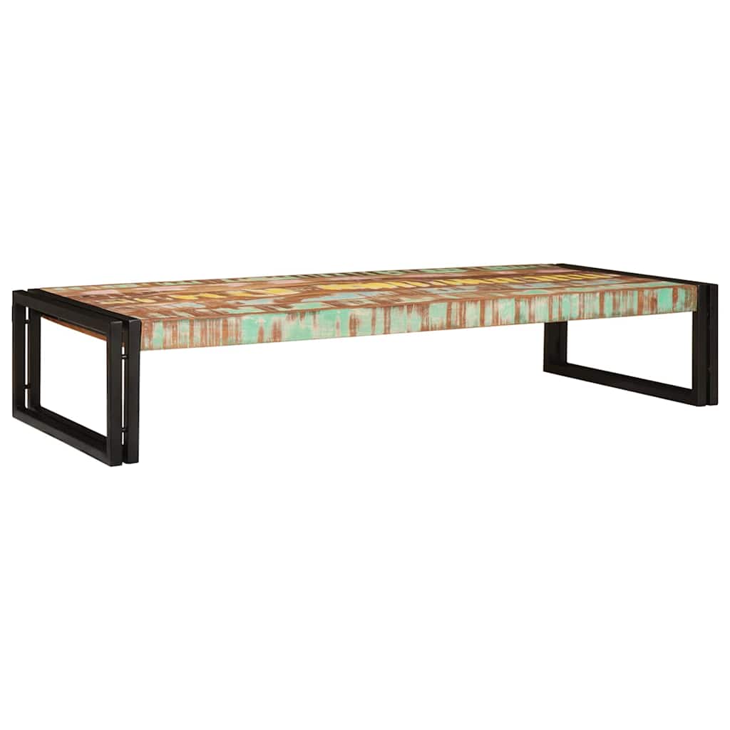 Badrumshylla 120 x 50 x 23 cm Massivt Mangoträ och Järn