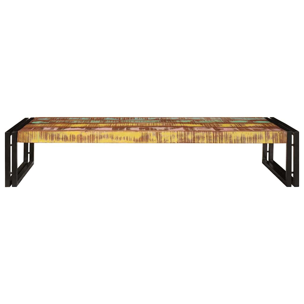 Badrumshylla 120 x 50 x 23 cm Massivt Mangoträ och Järn