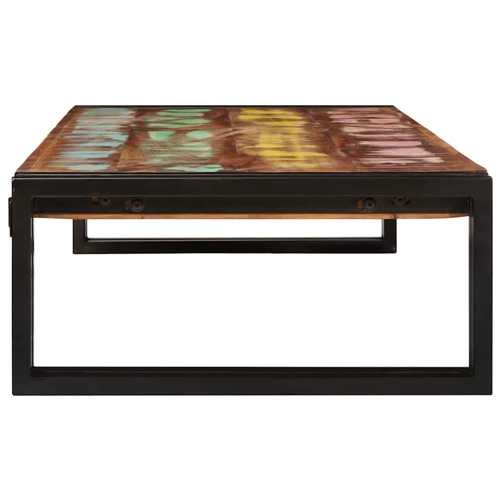 Badrumshylla 120 x 50 x 23 cm Massivt Mangoträ och Järn