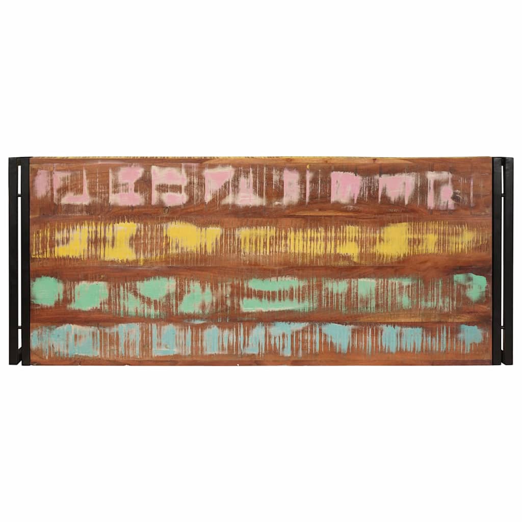 Badrumshylla 120 x 50 x 23 cm Massivt Mangoträ och Järn