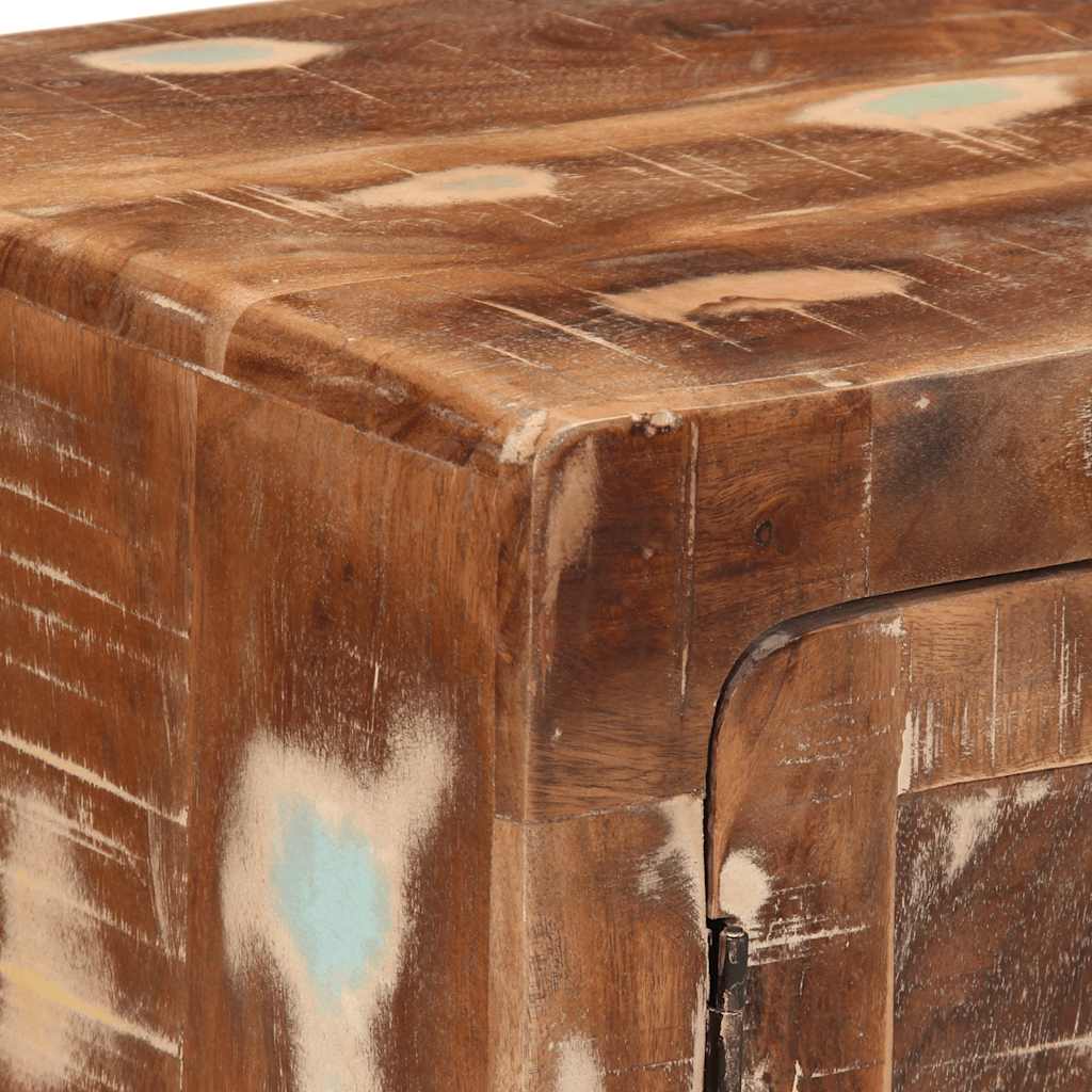 Sängbord 2 st 40x32x46 cm massivt trä återvunnet