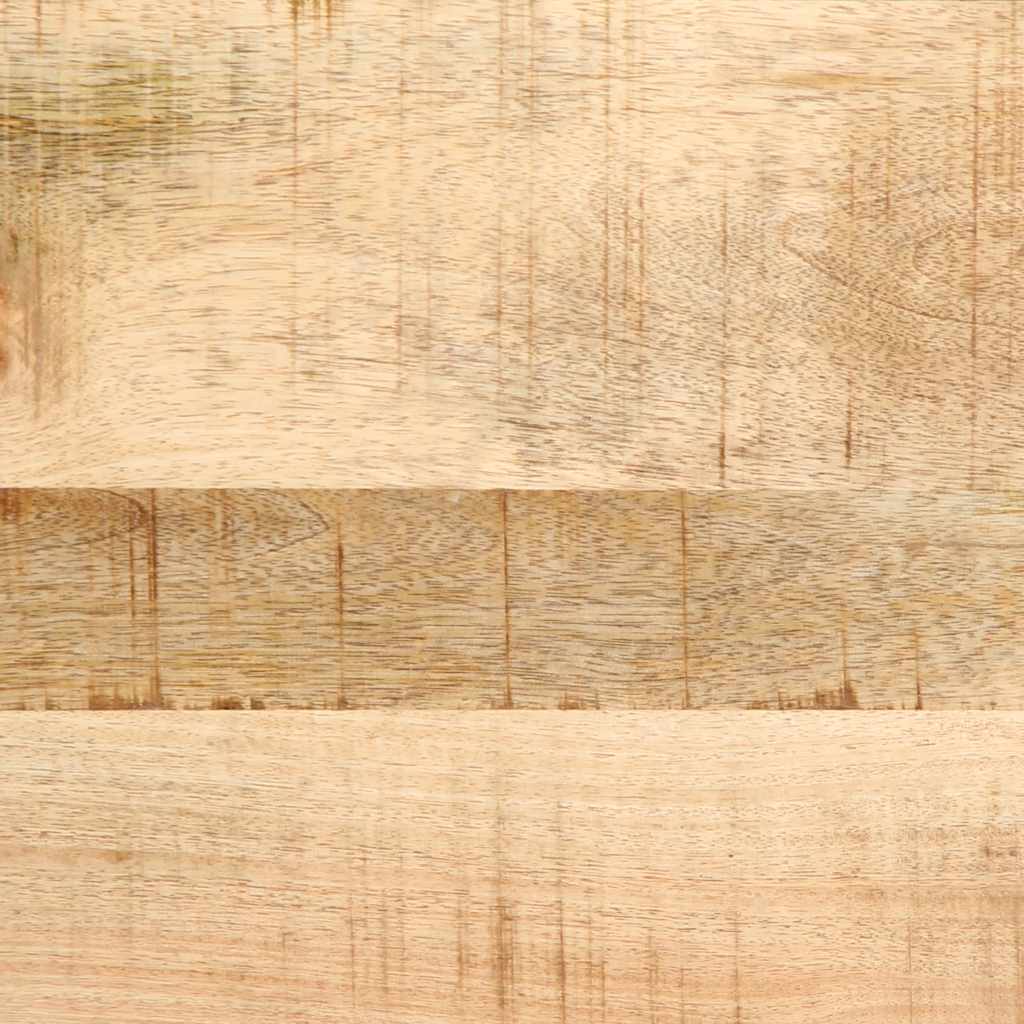 Sängbord 2 st 40x32x46 cm massivt trä grov mango