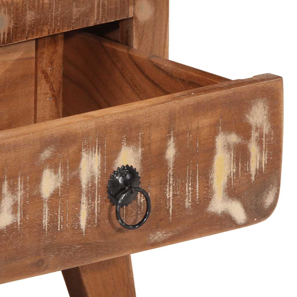Sängbord 2 st 40x32x46 cm massivt trä återvunnet