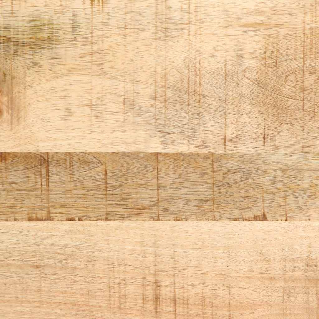 Sängbord 2 st 37x32x50 cm massivt trä grov mango