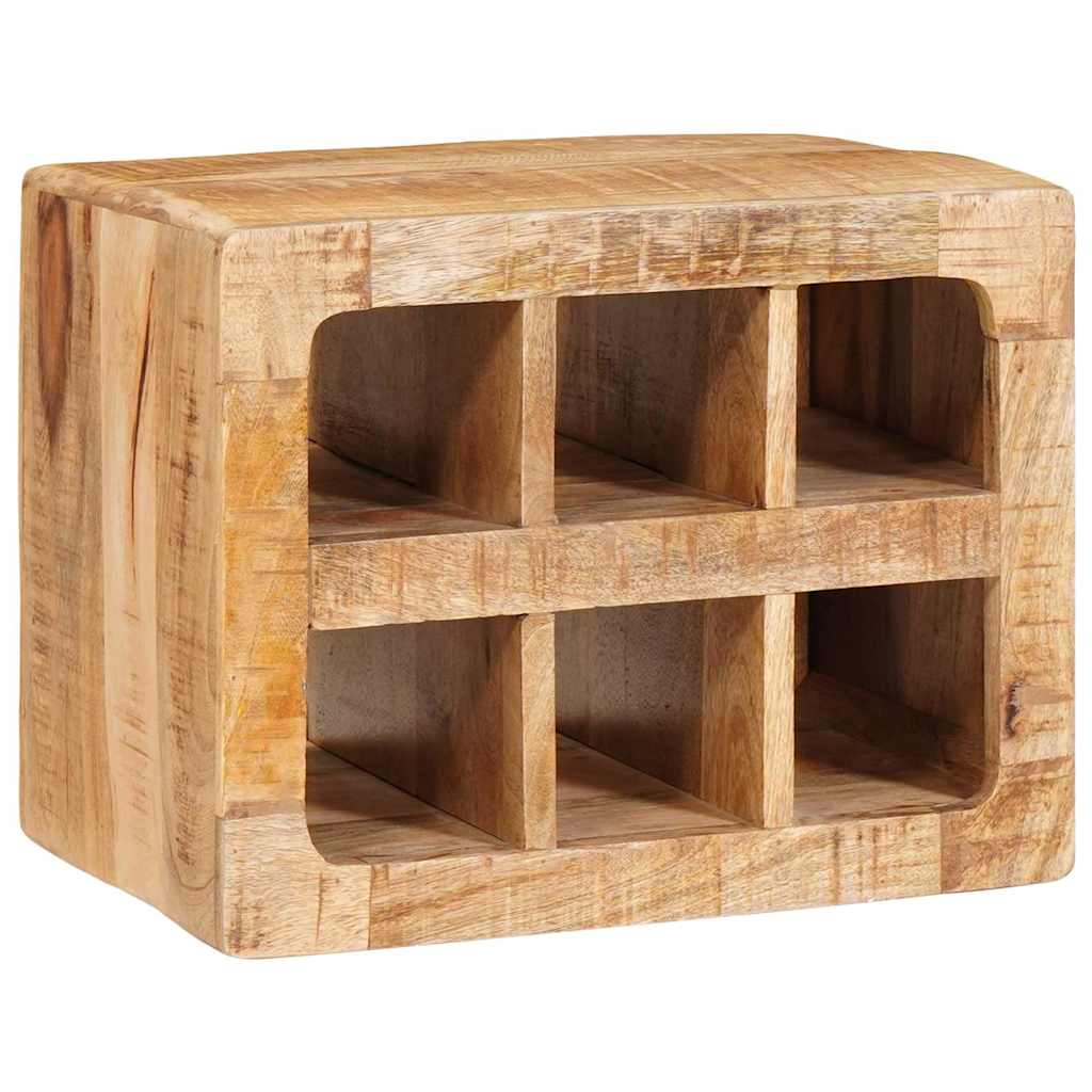 Vinställ Väggmonterad Brun 44 x 30 x 35 cm massivt mangoträ