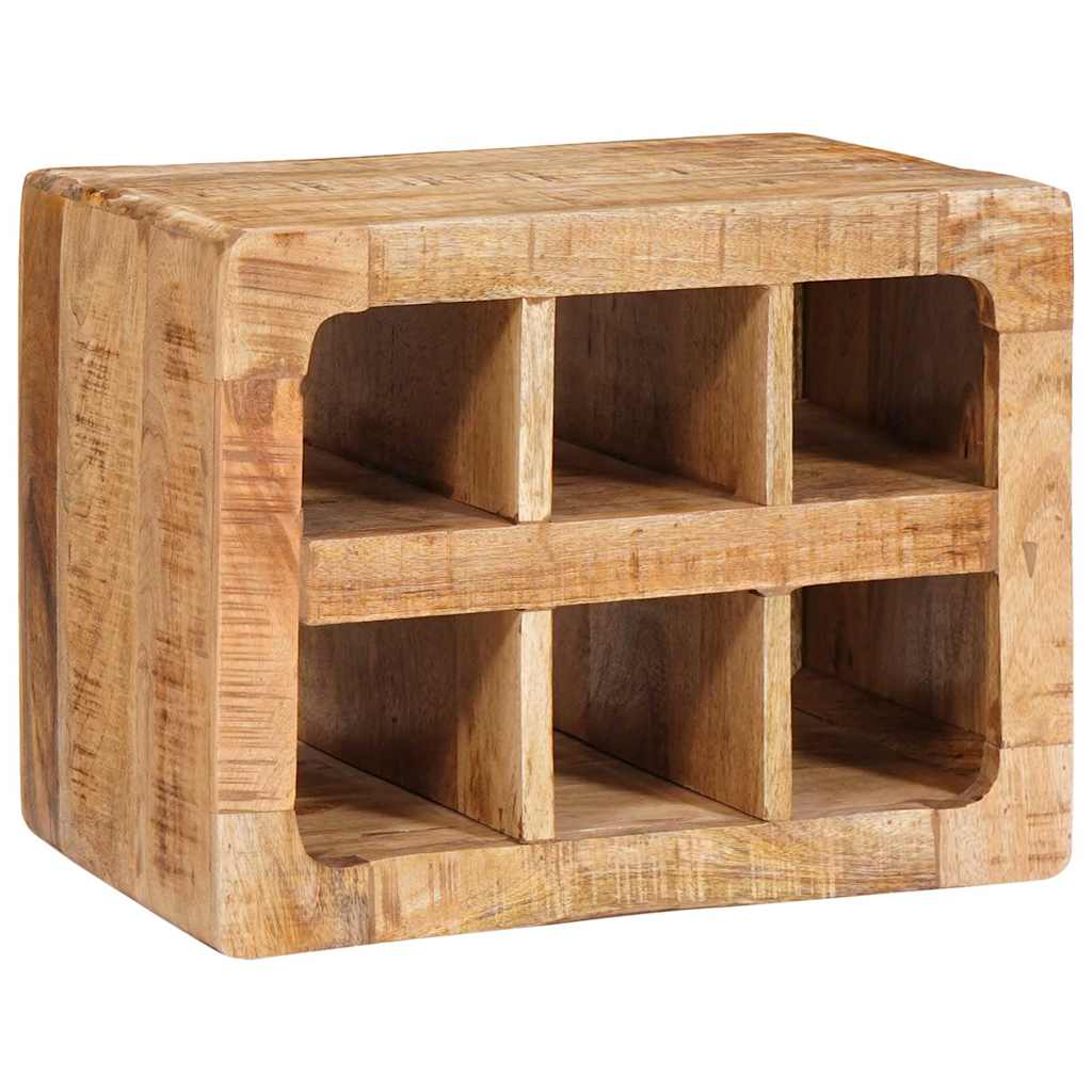 Vinställ Väggmonterad Brun 44 x 30 x 35 cm massivt mangoträ