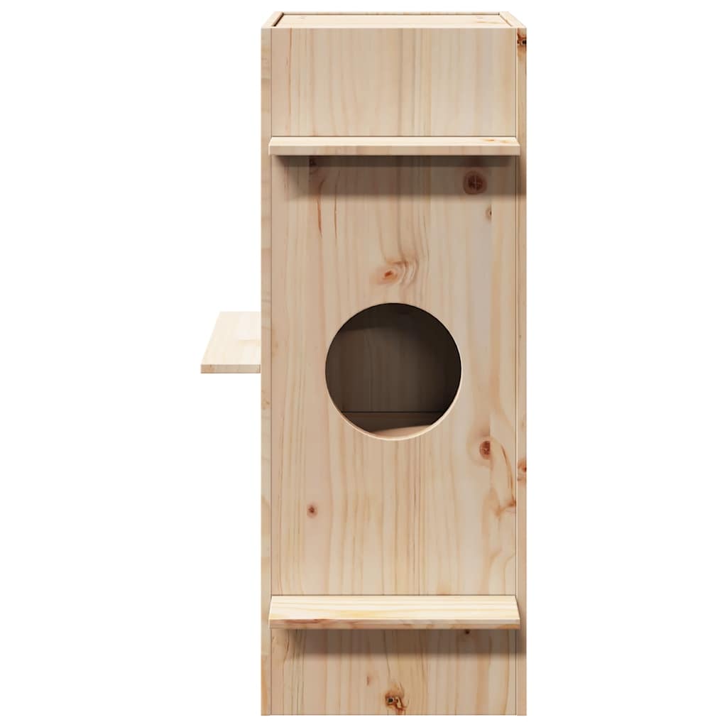 Kattmöbel 43x43x90 cm massiv furu
