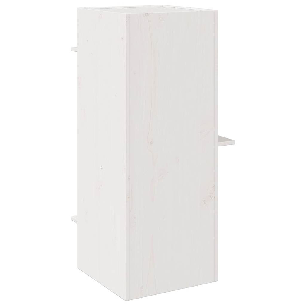 Kattmöbel Katthus Vit 43x43x90 cm massiv furu