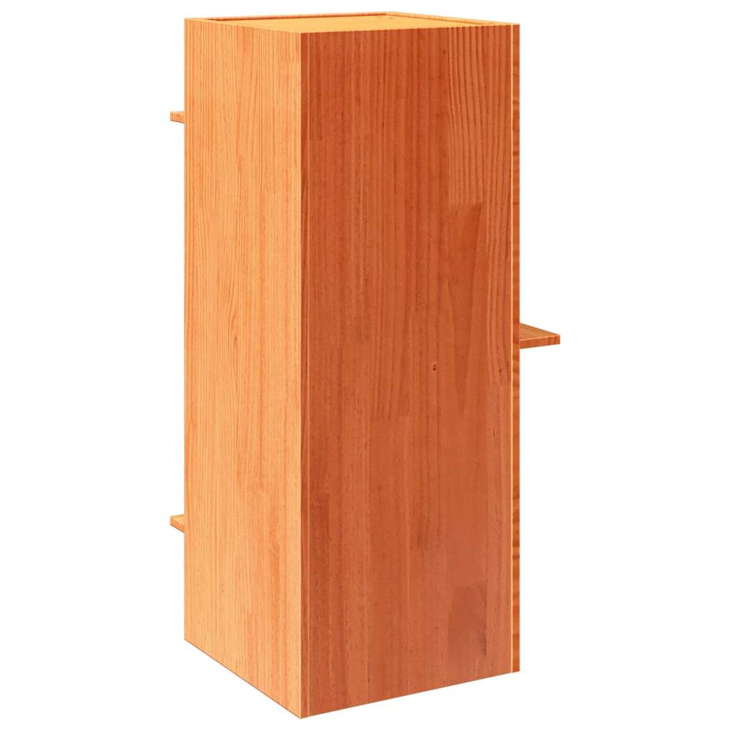 Kattmöbel Katthus vaxbrun 43x43x90 cm massiv furu