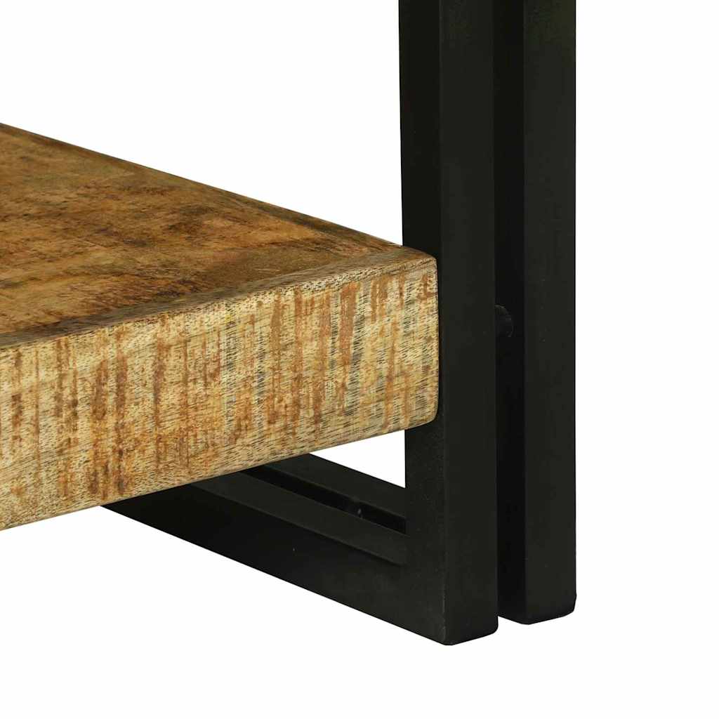 Avlastningsbord Konsollbord Brun 120 x 33 x 75 cm Massivt grovt mangoträ