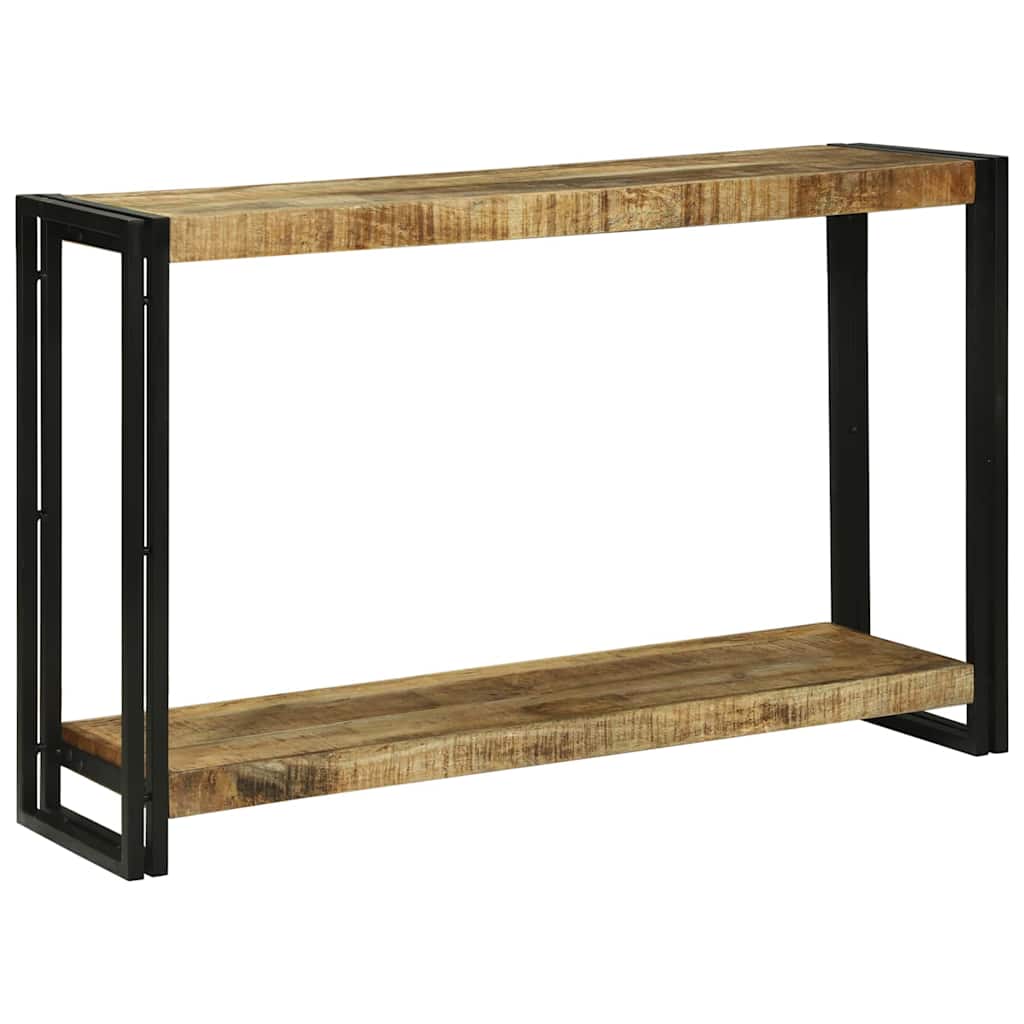 Avlastningsbord Konsollbord Brun 120 x 33 x 75 cm Massivt grovt mangoträ