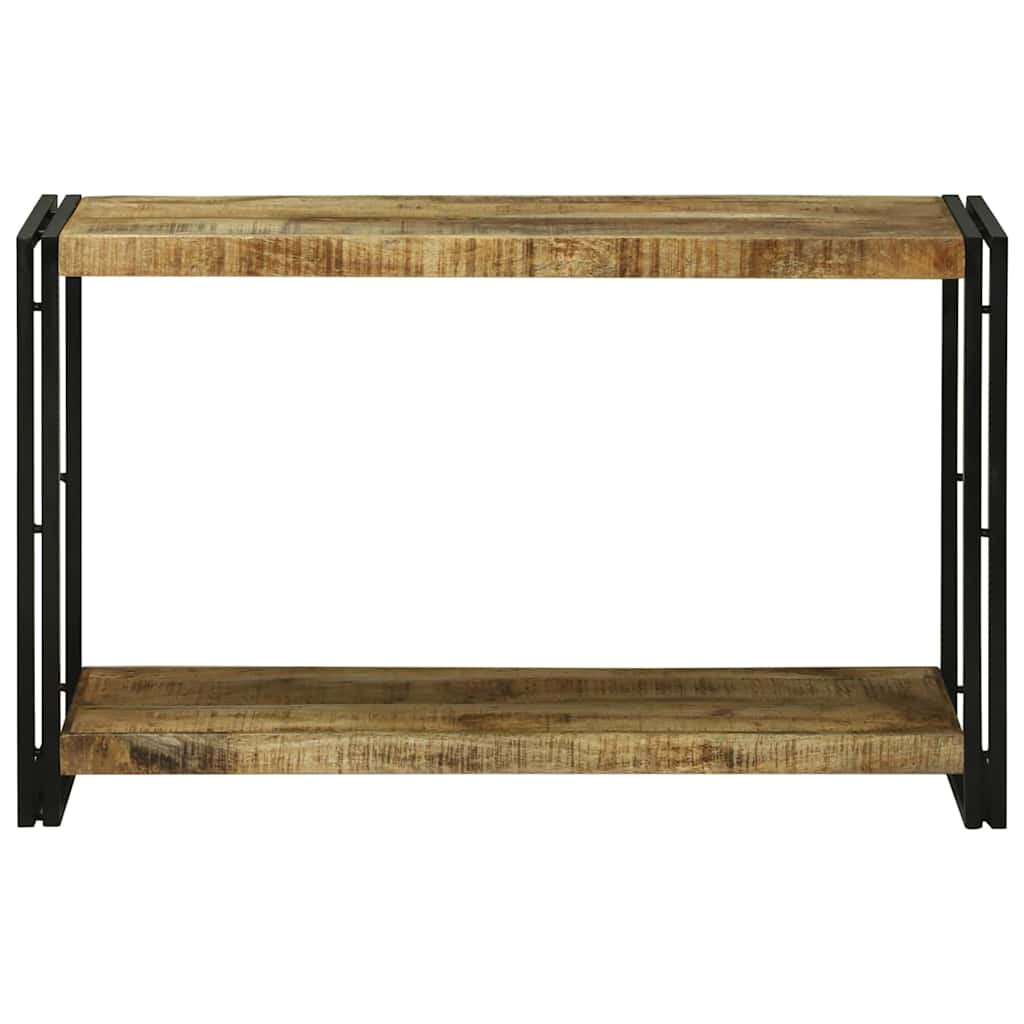 Avlastningsbord Konsollbord Brun 120 x 33 x 75 cm Massivt grovt mangoträ