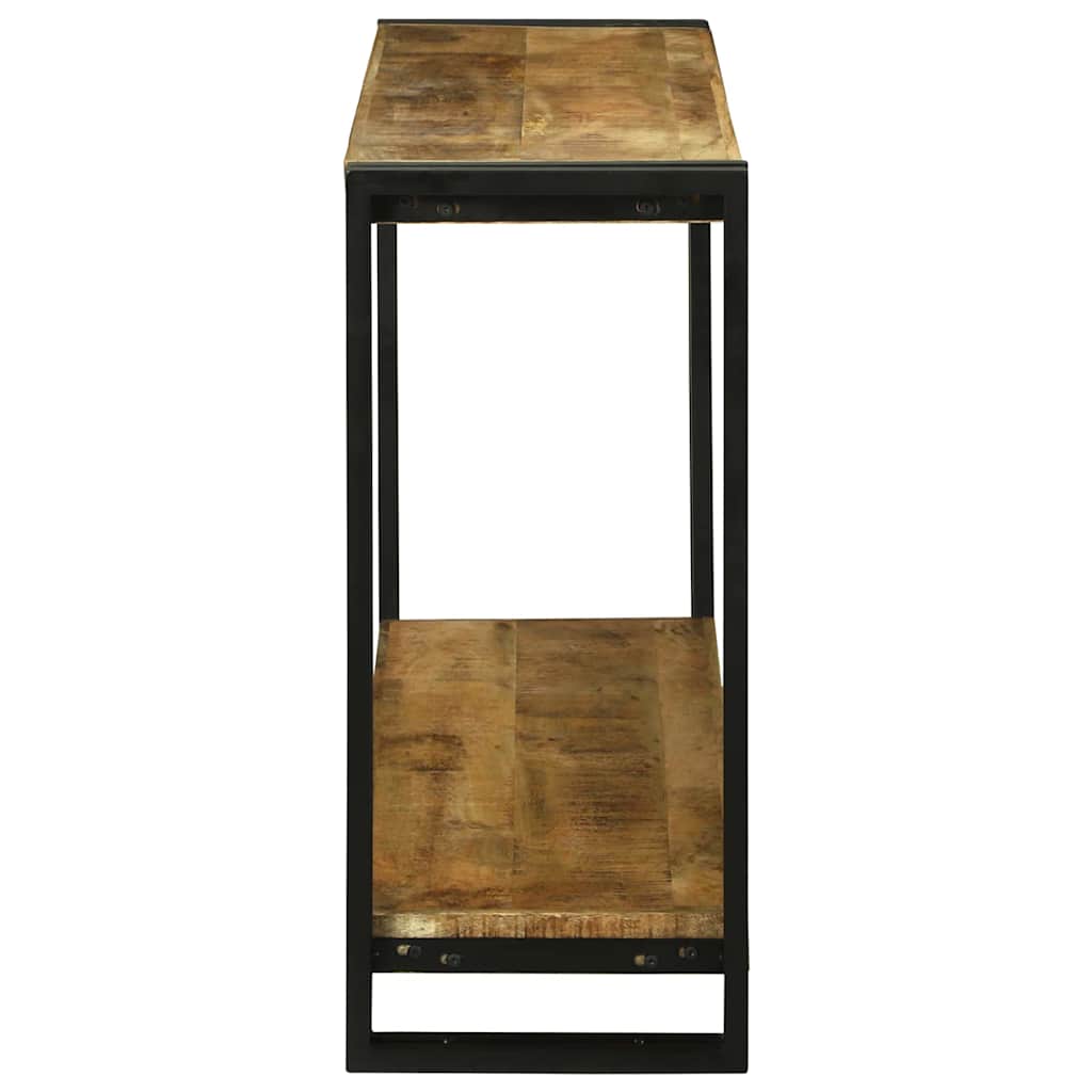 Avlastningsbord Konsollbord Brun 120 x 33 x 75 cm Massivt grovt mangoträ