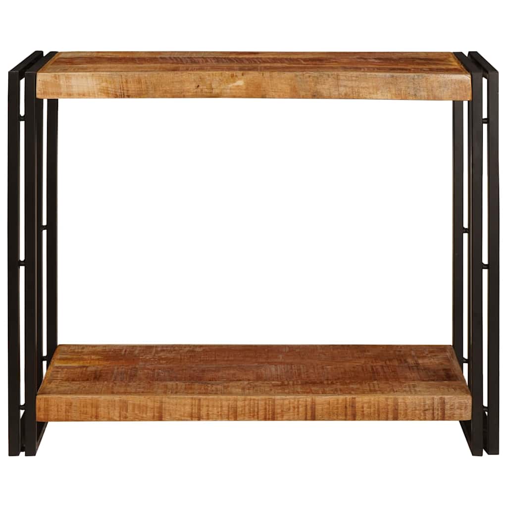 Avlastningsbord Konsollbord Brun 90 x 33 x 75 cm Massivt grovt mangoträ