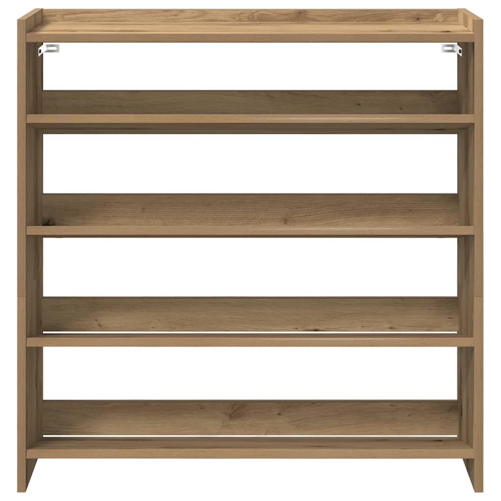 Skoställ Brun Ek Skohylla 80x25x81 cm