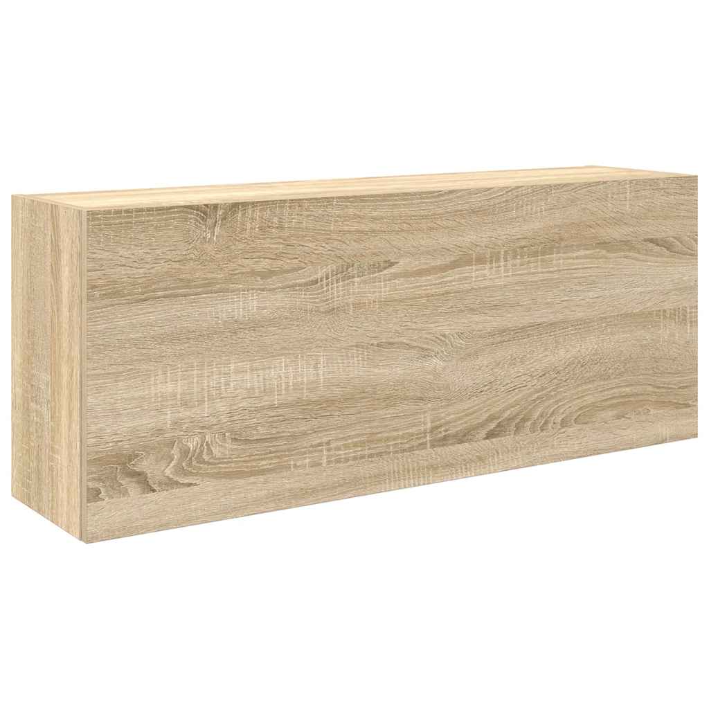 Badrumsskåp Sonoma Ek 100x25x40 cm