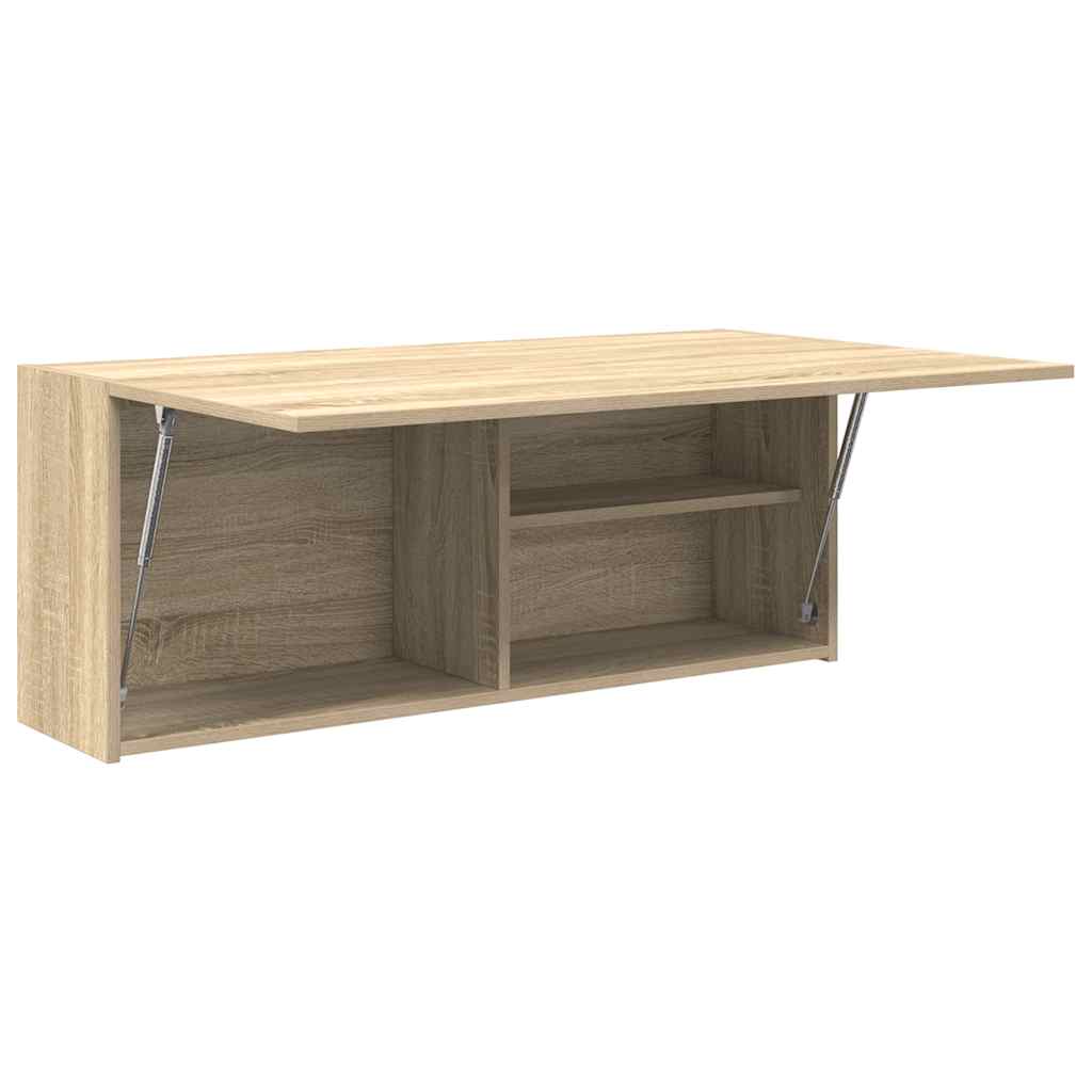 Badrumsskåp Sonoma Ek 100x25x40 cm