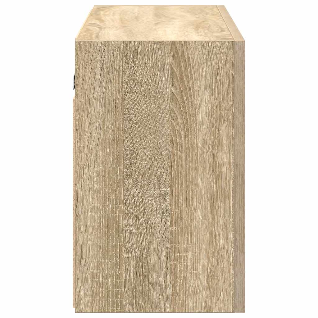 Badrumsskåp Sonoma Ek 100x25x40 cm