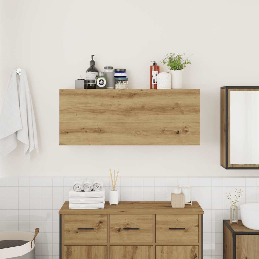 Badrumsskåp Artisan Ek 100x25x40 cm