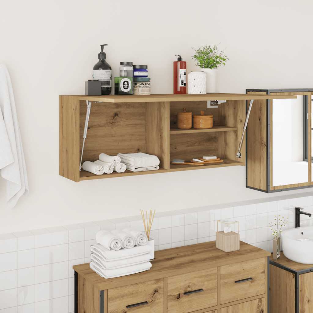 Badrumsskåp Artisan Ek 100x25x40 cm