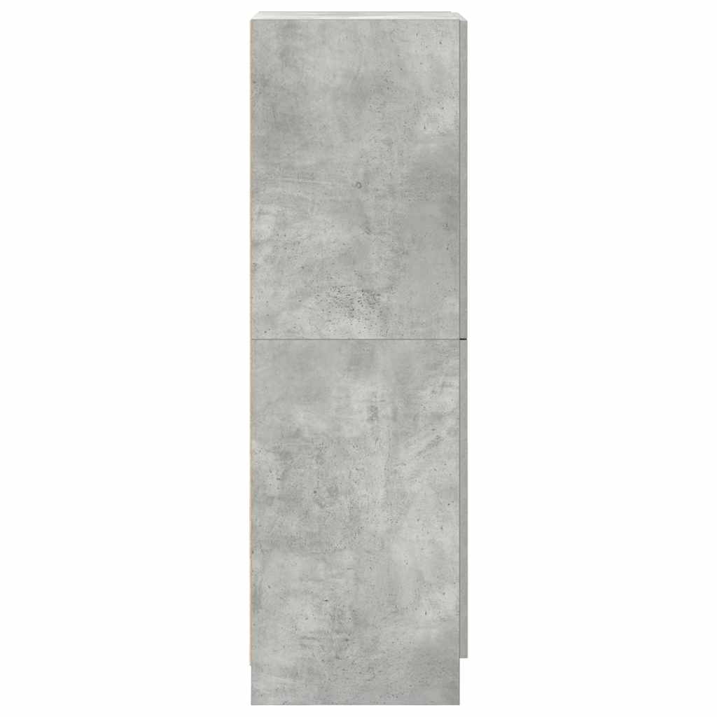 Skåp Betonggrå 38x41,5x131,5 cm