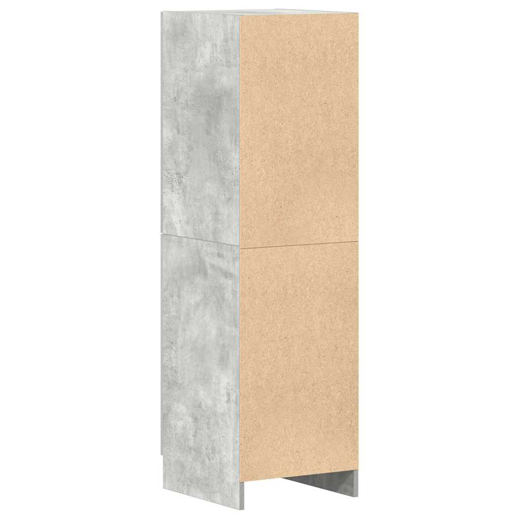 Skåp Betonggrå 38x41,5x131,5 cm