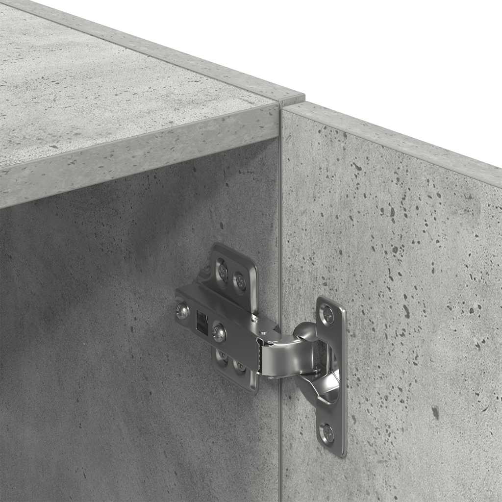 Skåp Betonggrå 38x41,5x131,5 cm