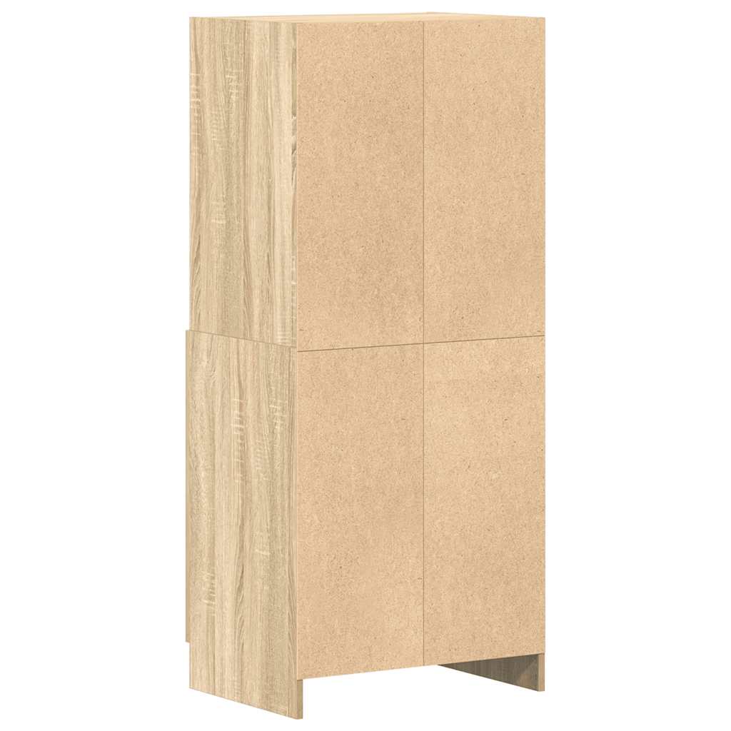 Skåp Sonoma Ek 57x41,5x131,5 cm