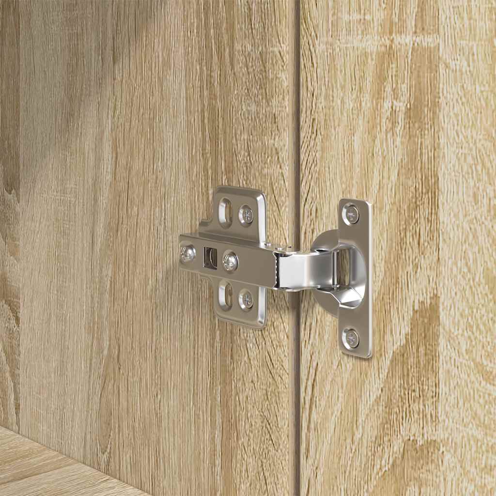 Sängbord sonoma ek 39x35x125 cm konstruerat trä