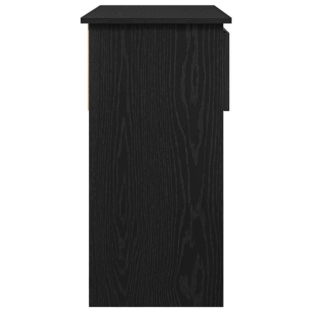 Avlastningsbord Konsollbord Svart med lådor 85,5x38,5x74,5 cm