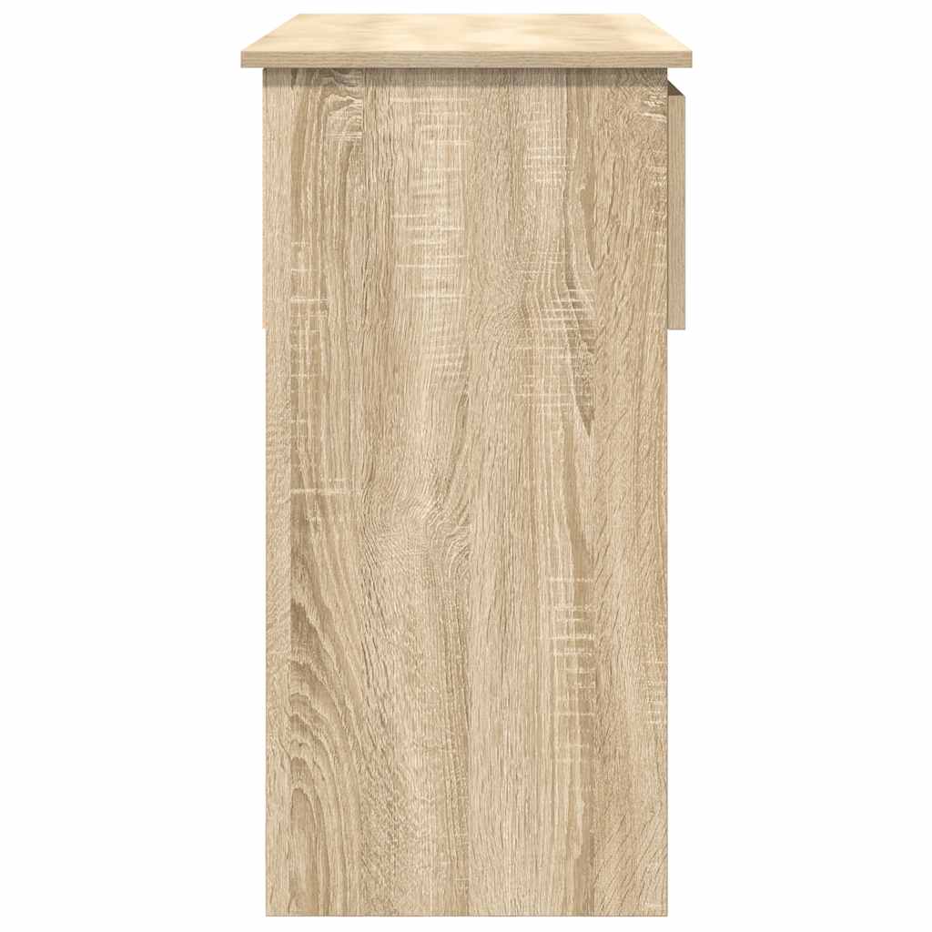 Avlastningsbord Konsollbord Sonoma Ek med lådor 85,5x38,5x74,5 cm