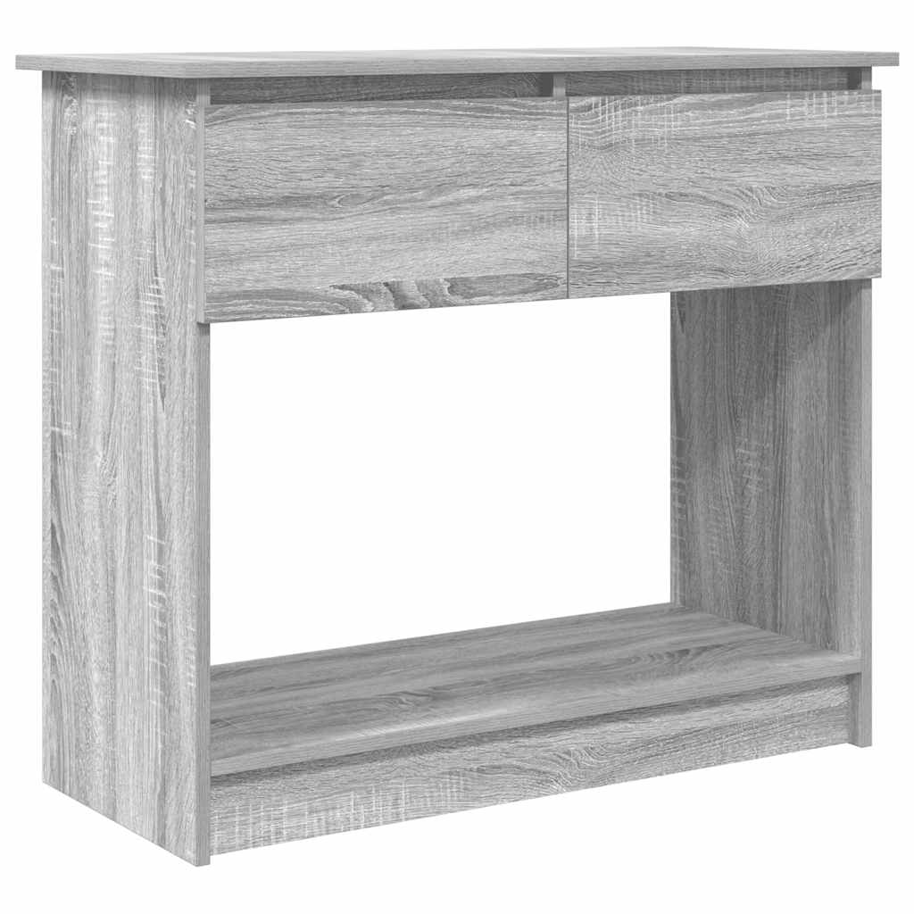 Avlastningsbord Konsollbord Sonoma Grå med lådor 85,5x38,5x74,5 cm
