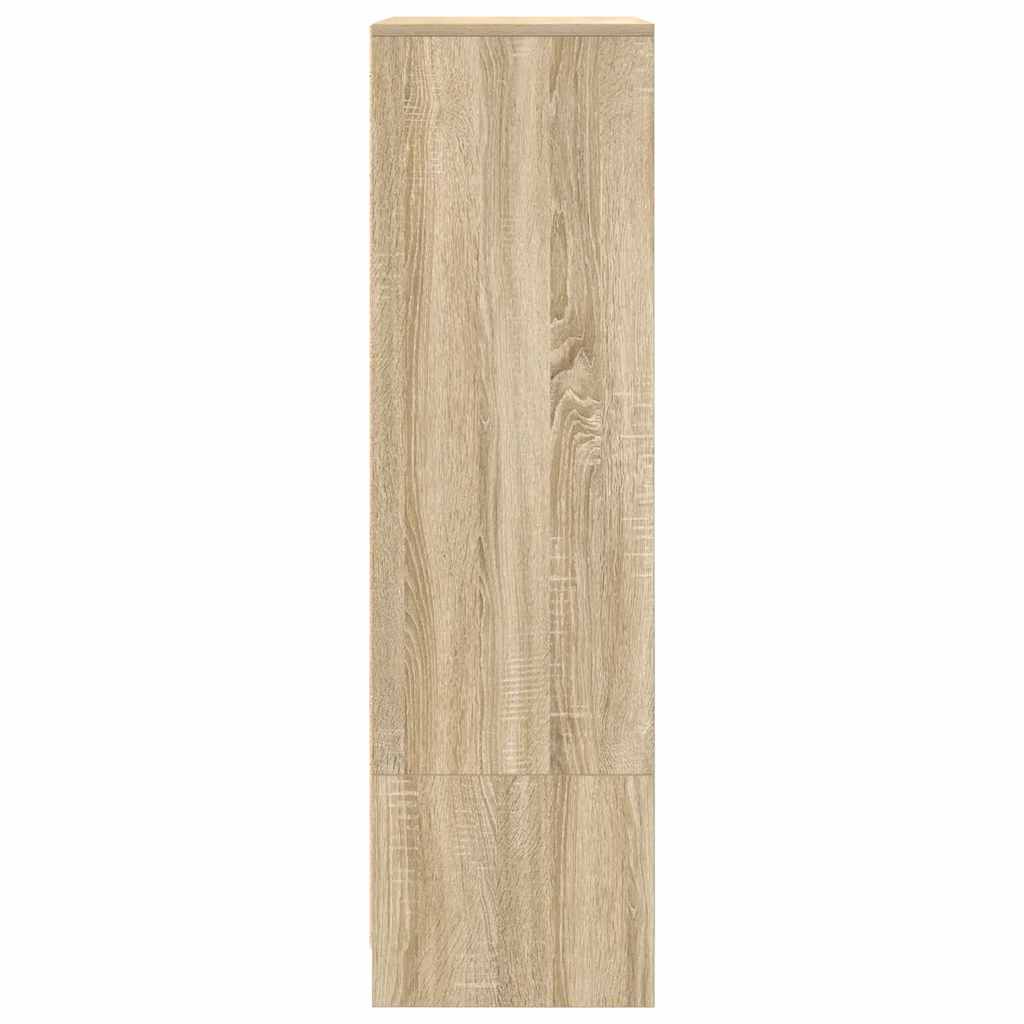 Skåp med låda sonoma ek 55,5x34x119,5 cm konstruerat trä