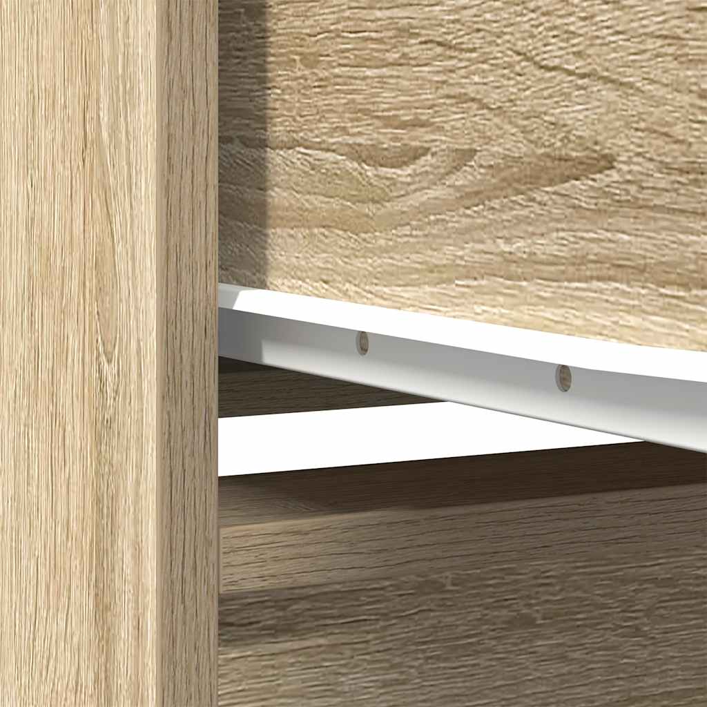 Skåp med låda sonoma ek 55,5x34x119,5 cm konstruerat trä