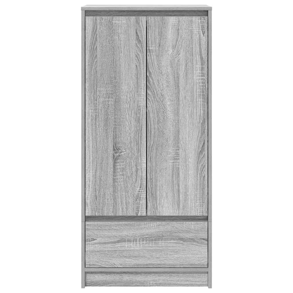 Skåp Sonoma Grå med låda Sonoma Grå 55,5x34x119,5 cm