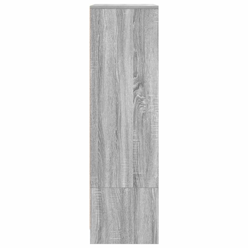 Skåp Sonoma Grå med låda Sonoma Grå 55,5x34x119,5 cm