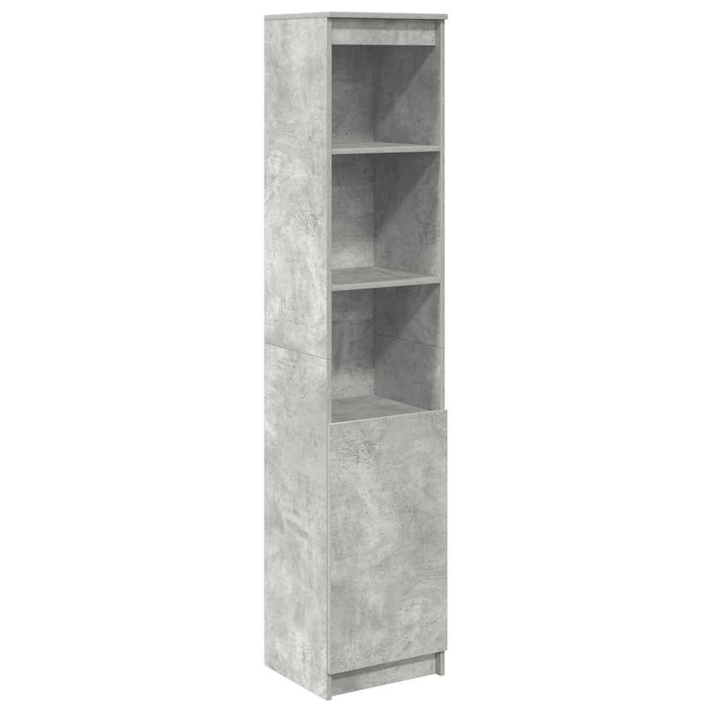 Skåp Betonggrå 37,5x35x180 cm