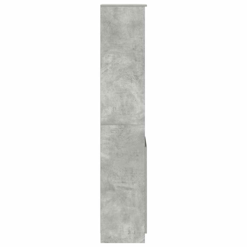 Skåp Betonggrå 37,5x35x180 cm